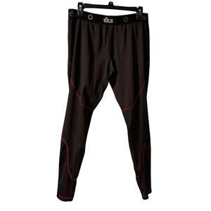 180s Women's Quantum Heat Running Tights Size XL Black Athletic Gym Base Layer